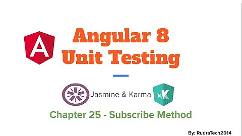 Chapter 25 - Subscribe method | Angular Unit Testing | Jasmine | Karma