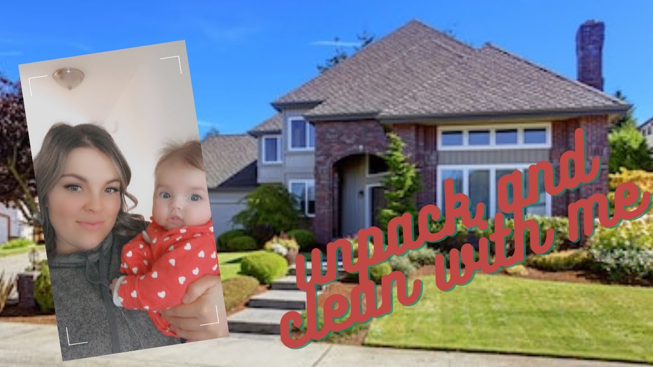 NEW HOUSE!! Clean and unpack with me!