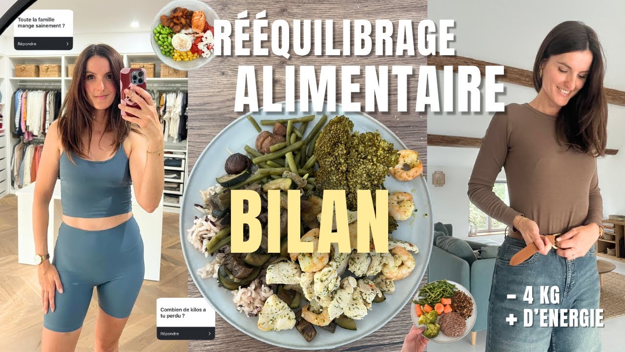 1 an de RÉÉQUILIBRAGE ALIMENTAIRE 🍽️ je réponds à vos questions