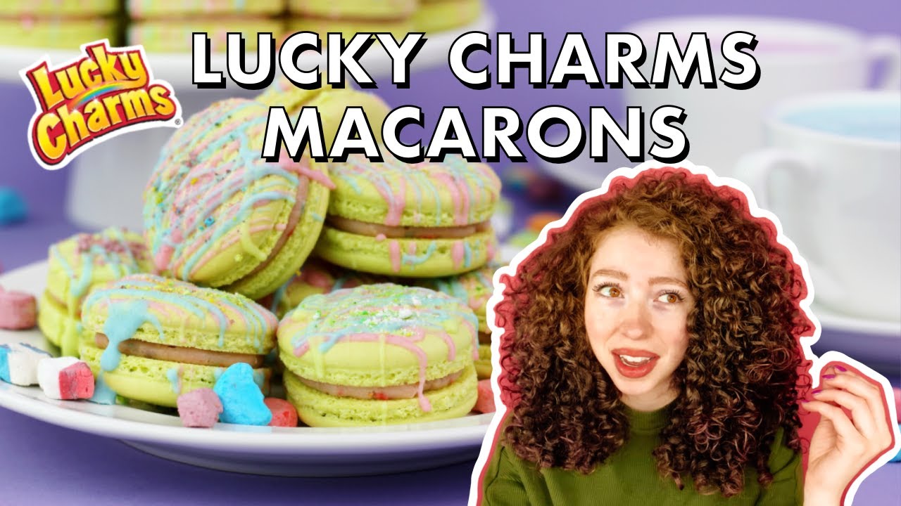 Lucky Charms Treats with Marshmallow Fluff - Michelle's Macarons