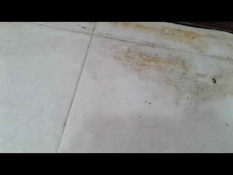Como remover cola tapete em telhas