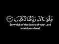 فبأي آلاء ربكما تكذبان   خلق الإنسان من صلصال كالفخار   وخلق الجان     شاشة سوداء   ياسر الدوسري نجومي