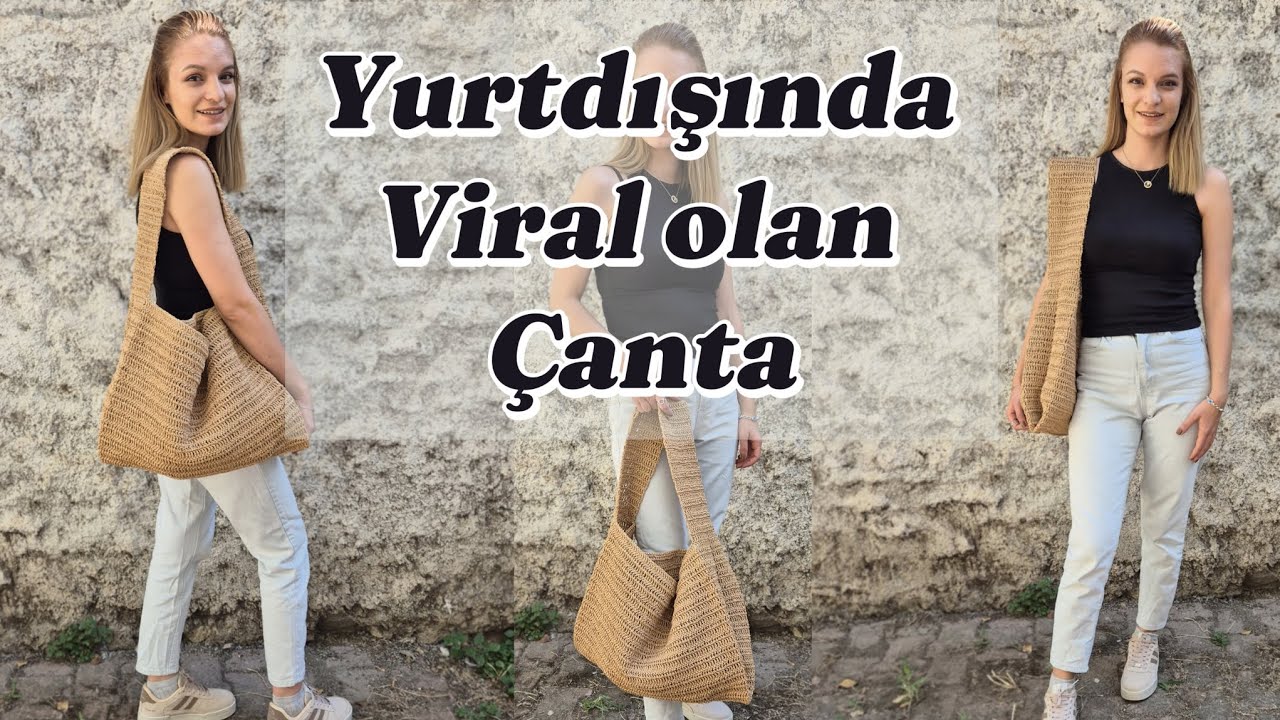 Kolay Heybe Çanta🌸 Örgüye yeni başlayanlar bile kolaylıkla yapabilir🌸