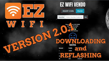 EZ WIFI Version 2.0.1 Downloading and Re-flashing