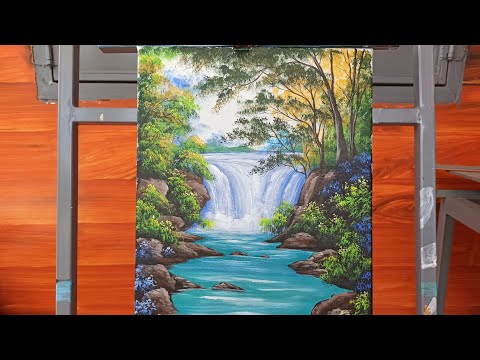 Video (₫23) | art drawing | hướng dẫn vẽ thác nước | drawing... - youtube