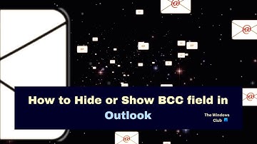 How to Hide or Show BCC field in Outlook