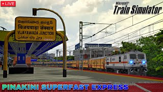 Early Access of New Update ! Journey in Daily Superfast Train 12711 Pinakini SF Express • MSTS LIVE screenshot 4