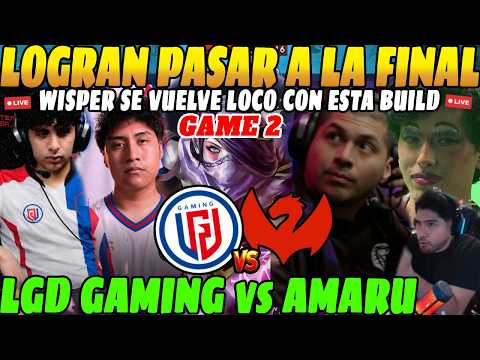 😲Logran pasar a la GRAN FINAL de WINNER por el CUPO al TI 2026! LGD vs AMARU GAMING GAME 2 Bo3😲