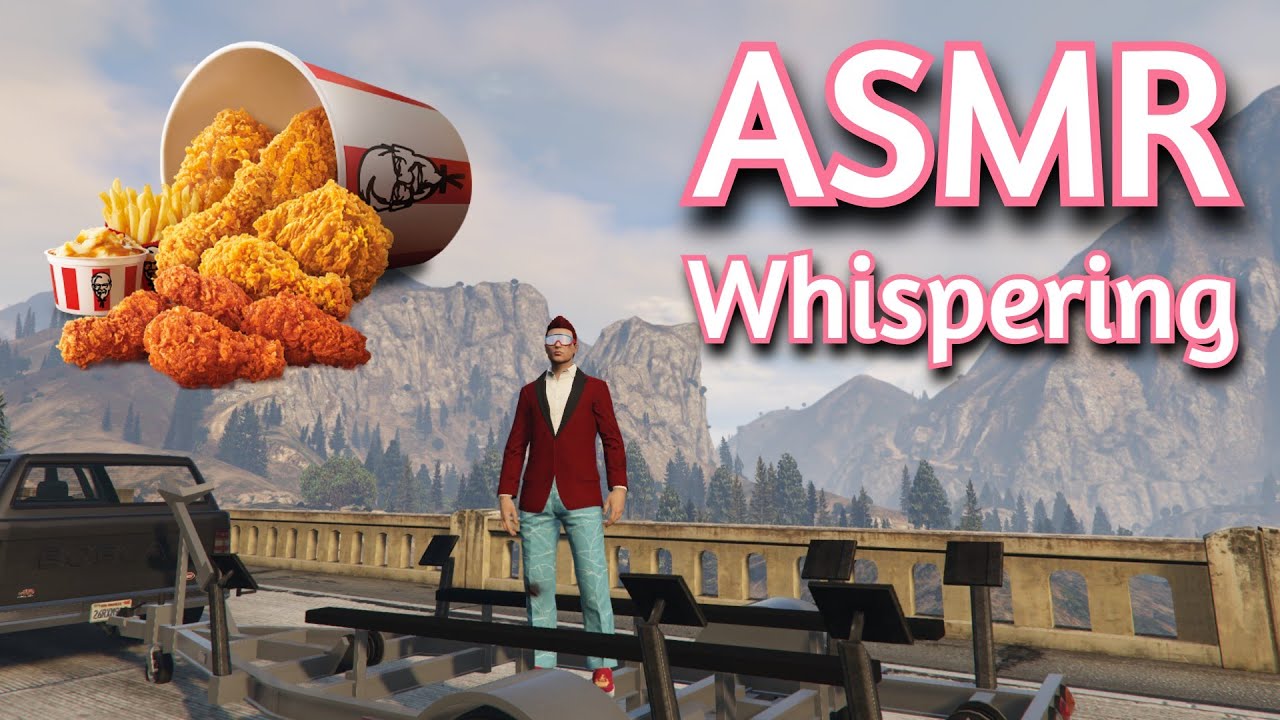 ASMR Gaming | GTA V WHISPERING EATING KFC | Ft 