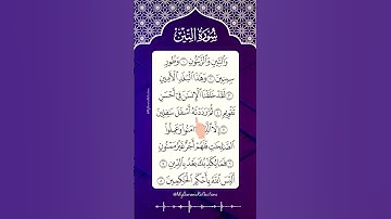 SURAH AT-TIN (سورة التين) 🤍 Egzon Ibrahimi ✨#egzonibrahimi #surahattin