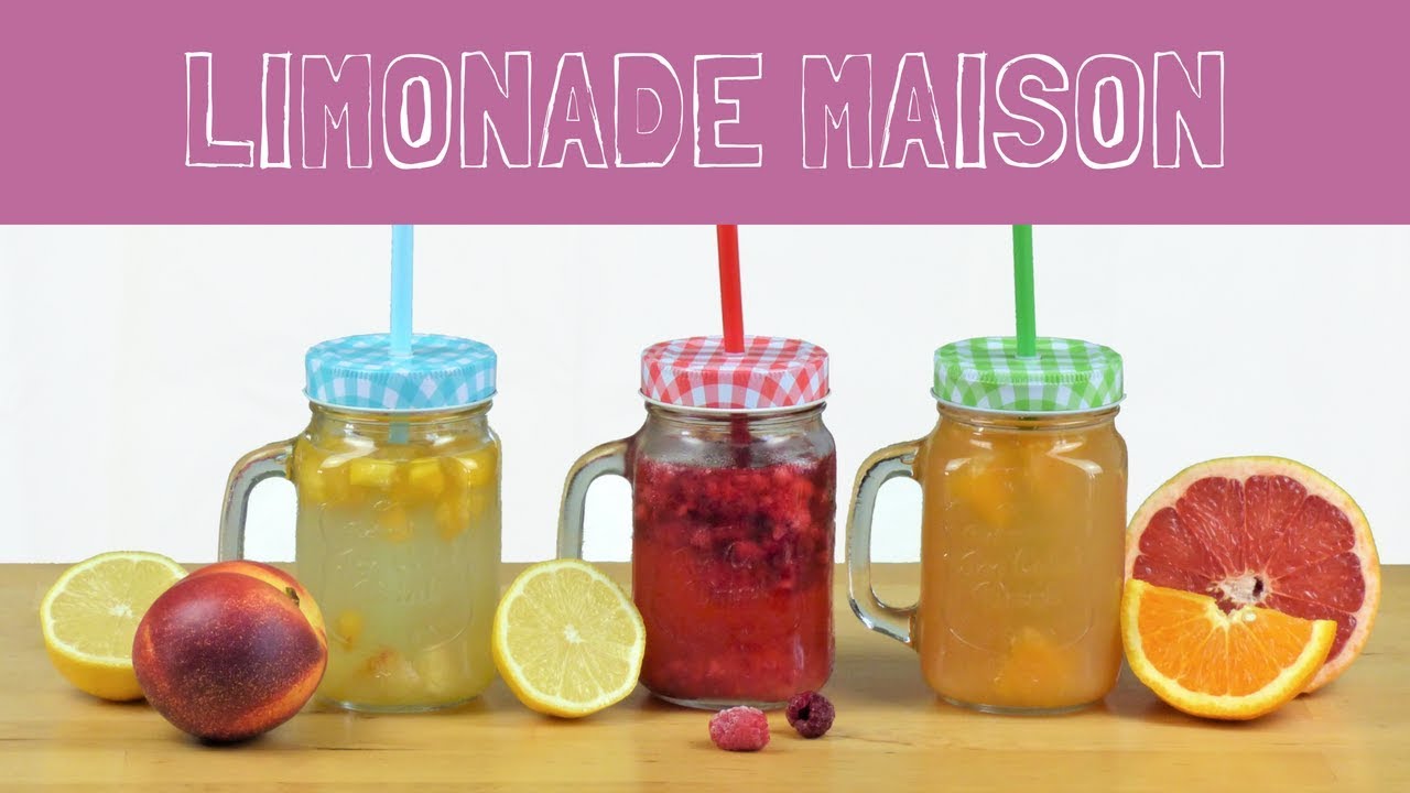 3 recettes de limonade maison - YouTube