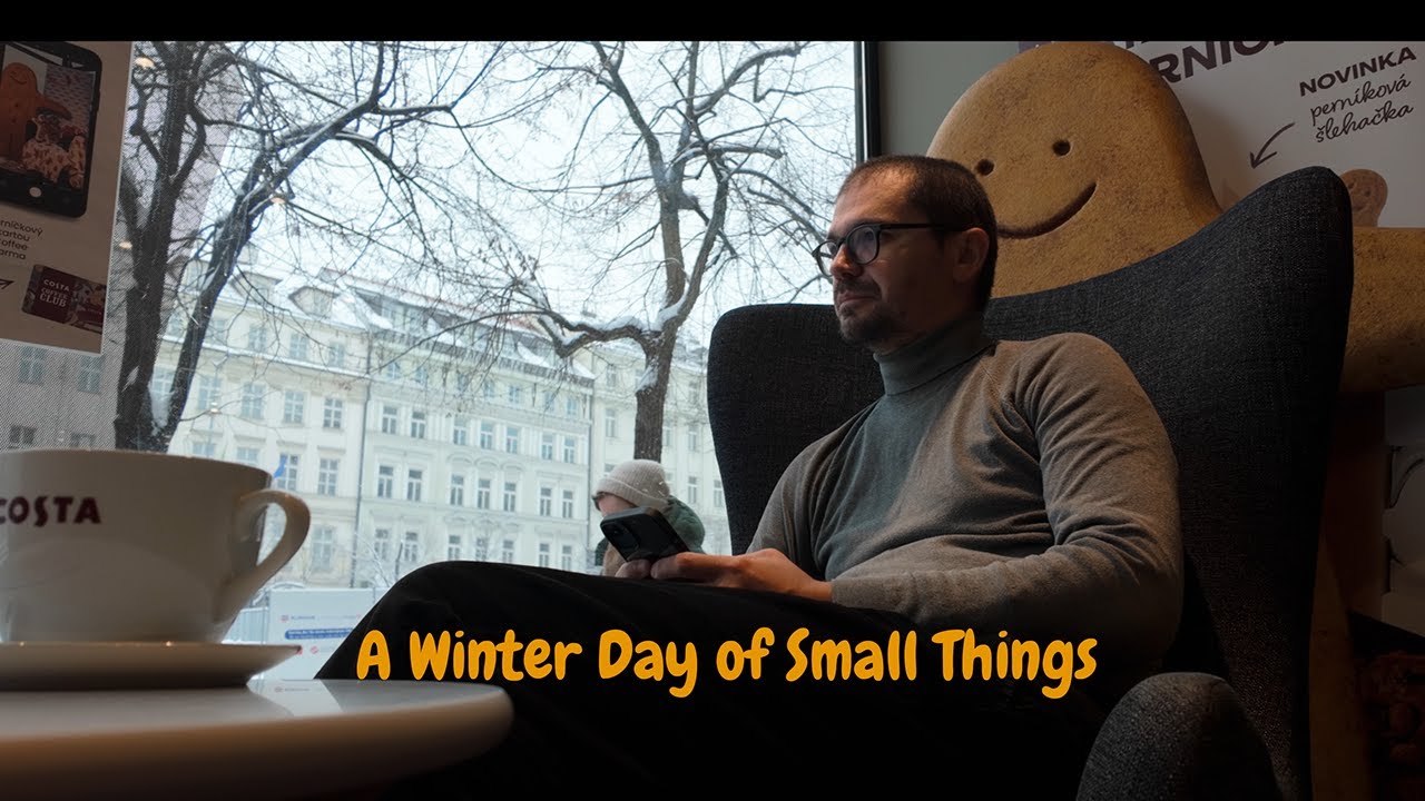 Paint Dries Coffee Cools A Day in Snowy Prague