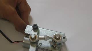 DIY linear actuator 12V 8 RPM reciprocating motor hubkolbenmotor reciprocating engine motor