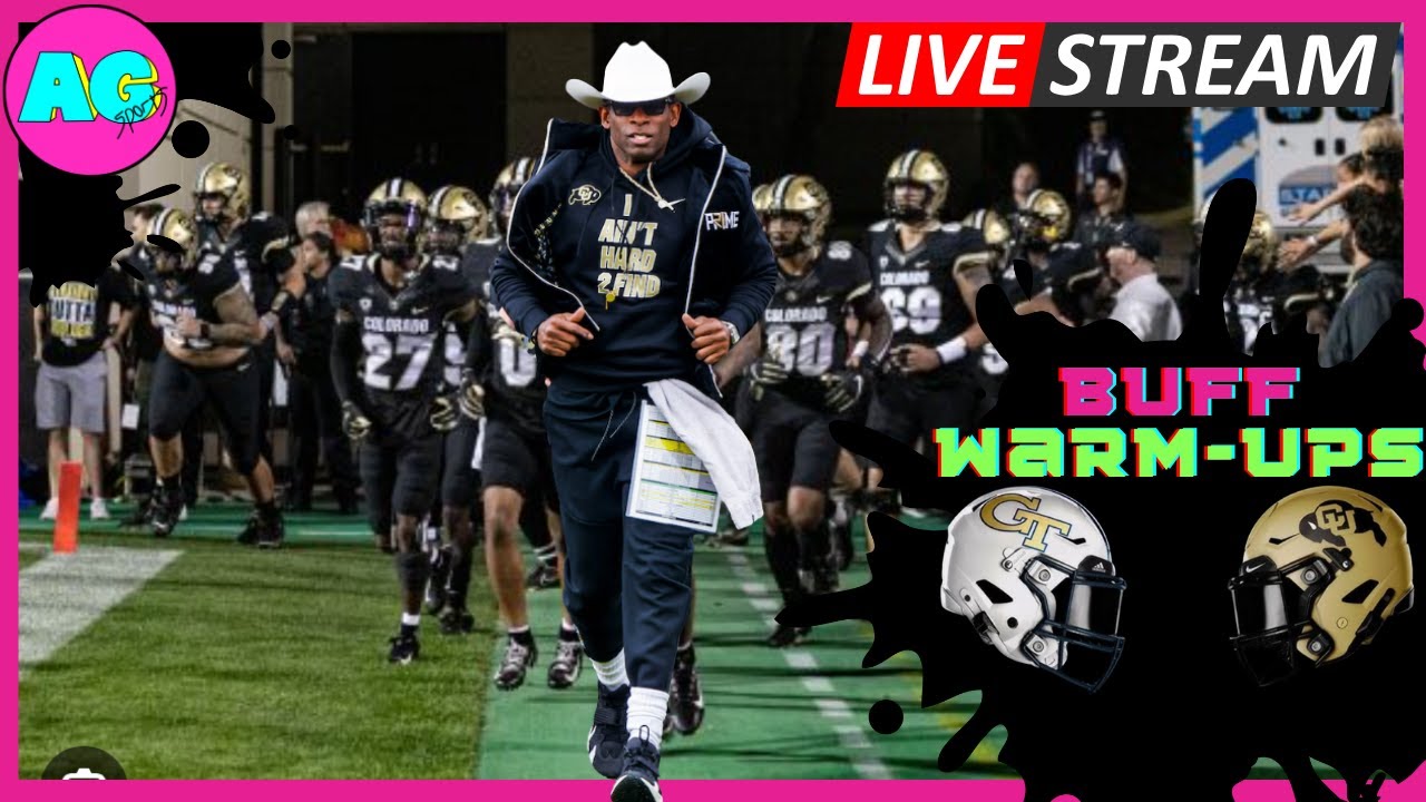 CU Pre-Game Warm Ups! Alpine Garage Sports is live at Folsom Field.