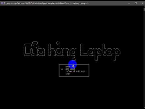 [OOP] Đồ án cuối kỳ: Quản lý cửa hàng Laptop