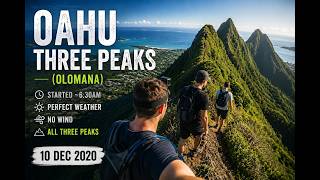 Hiking Oahu's Three Peaks (Olomana)