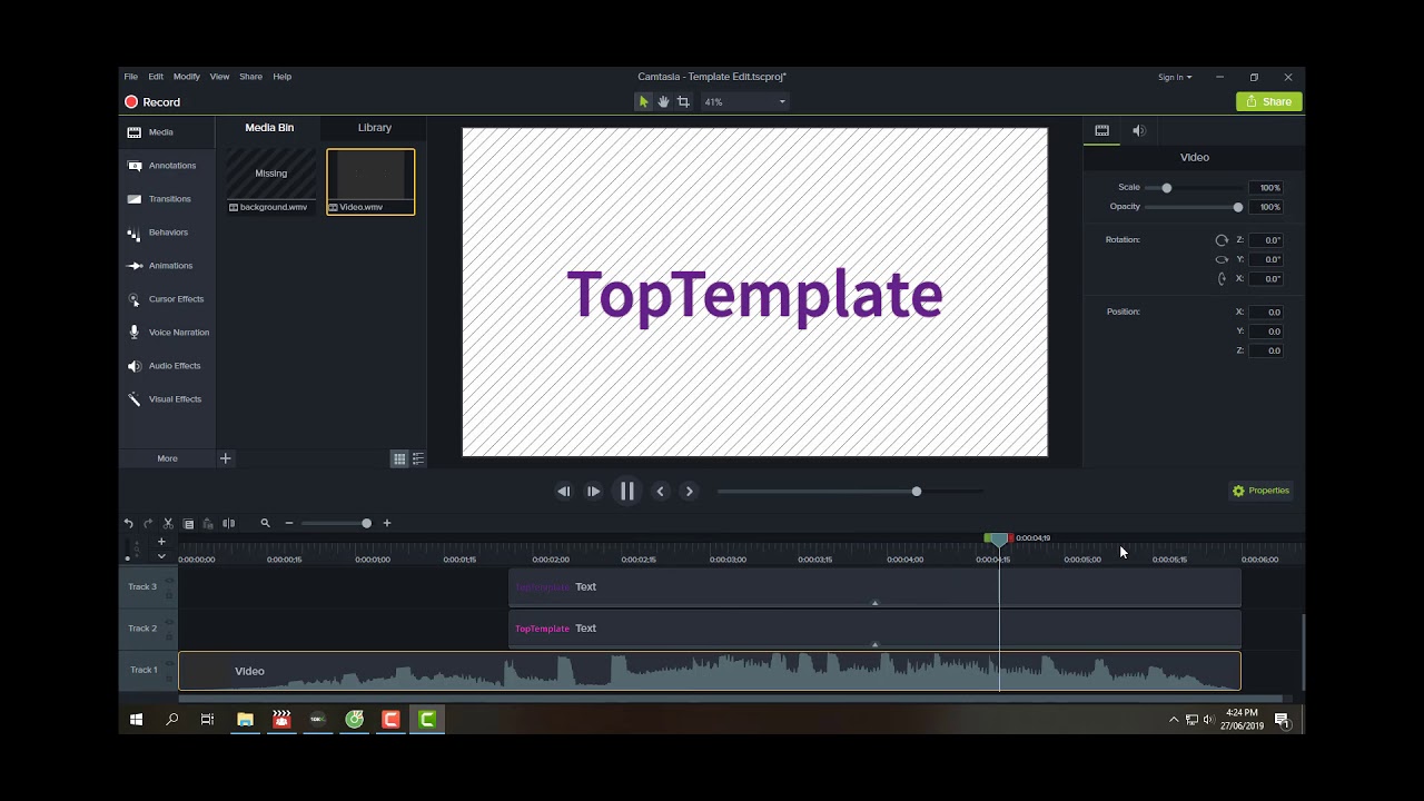 camtasia lower thirds templates