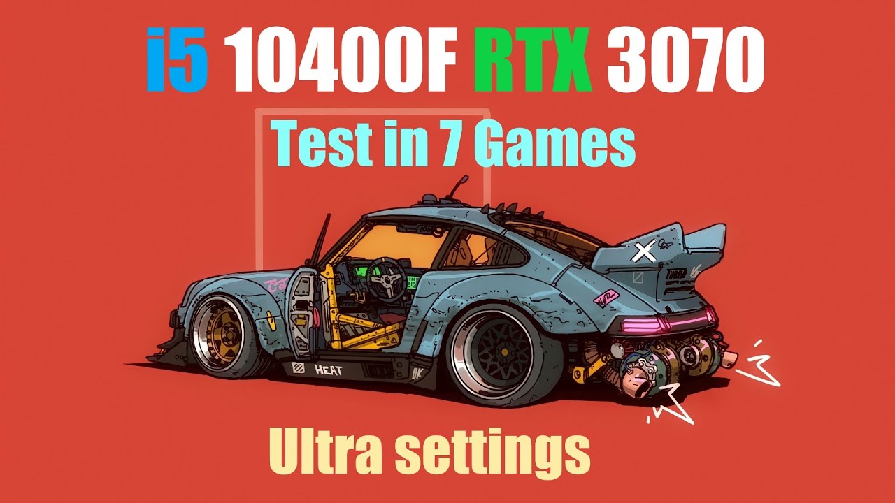 i5-11400+RTX 3060 vs i5-11400+RTX 3070 — Test in 10 Games! [1080p 