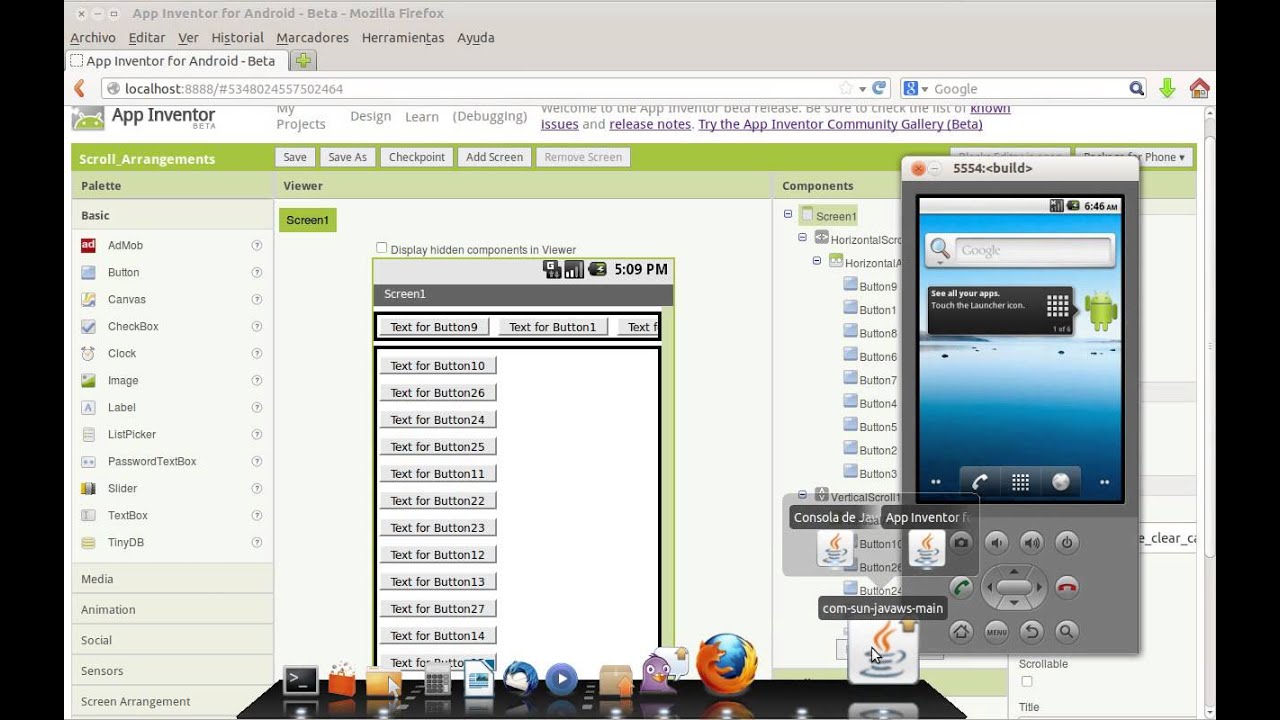 (Appinventor Personal Server) ScrollVertical & ScrollHorizontal Component.