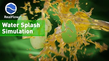 RealFlow Splash Animation ( Simulation ) |Tutorial #02