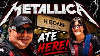 We Ate at Metallica’s Favorite Spot in Greece! 🇬🇷