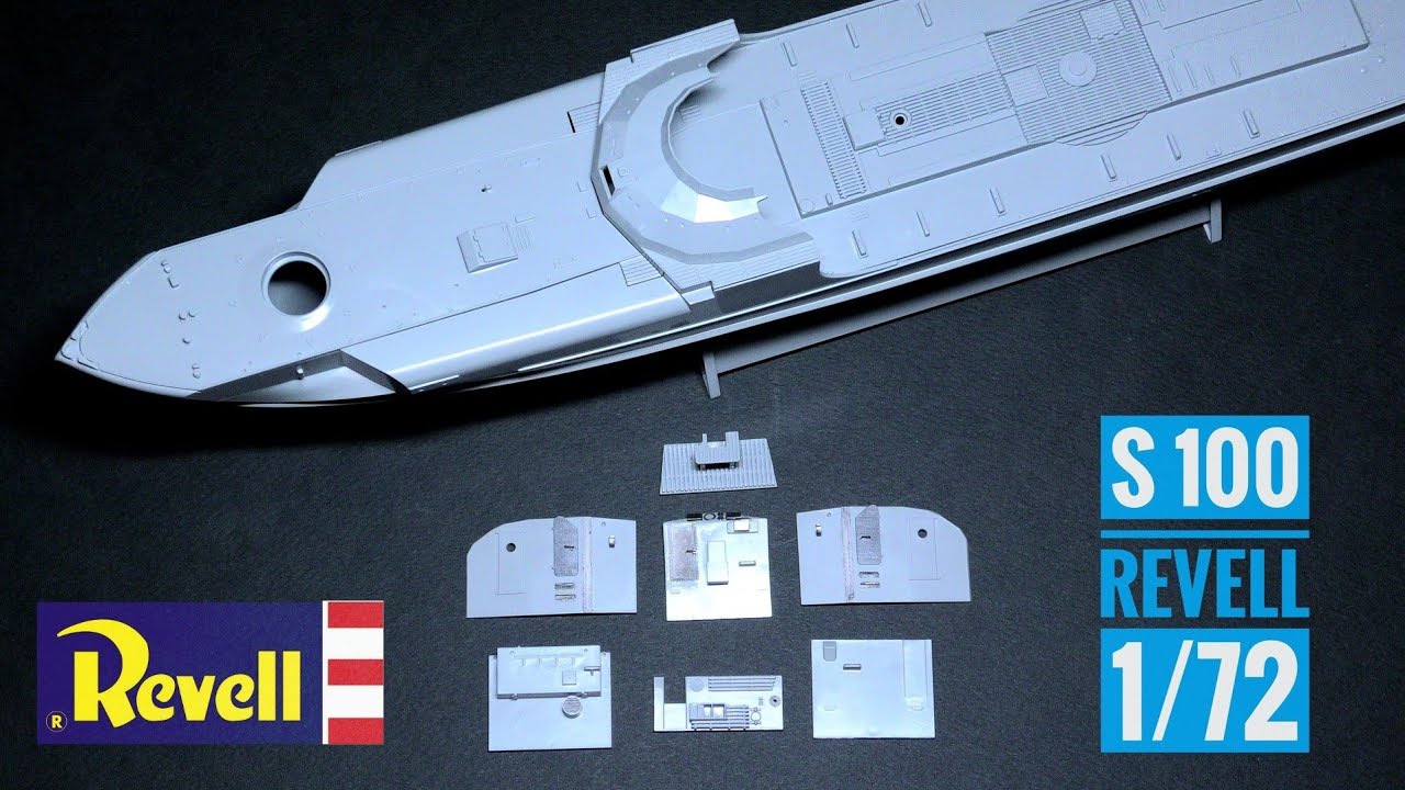 Revell  -  Schnellboot  S 100  1/72  (  Building  -  Part  1  )