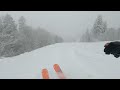 First Ski run and fall of the Season - Ungroomed Piste