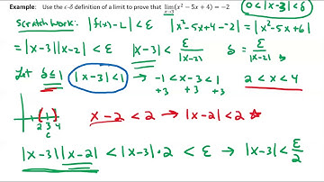 Epsilon Delta Quadratic Proof