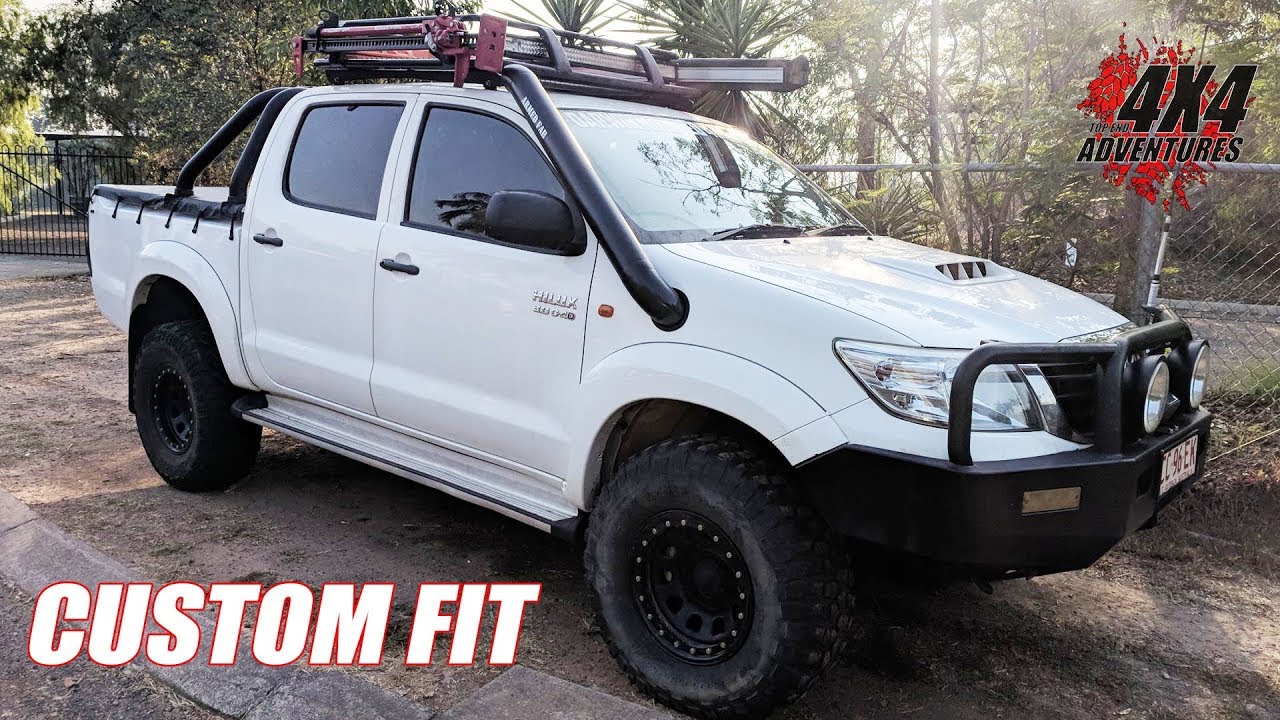 Trent's HILUX gets a custom Snorkel by ARMED FABRICATIONS YouTube