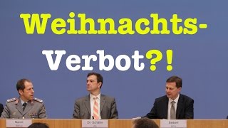 Weihnachtsverbot?! - Komplette Bundespressekonferenz vom 19. Dezember 2016