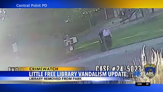 Little free library removed from park amidst vandalism