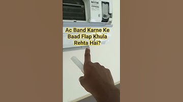 Ac Off Karne Ke Baad Bhi Flap Khula Rehta Hai?||Ac Off But Swing Flap Open Problem
