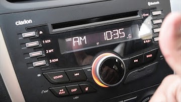 How to Set Time in Suzuki Celerio (Stereo)