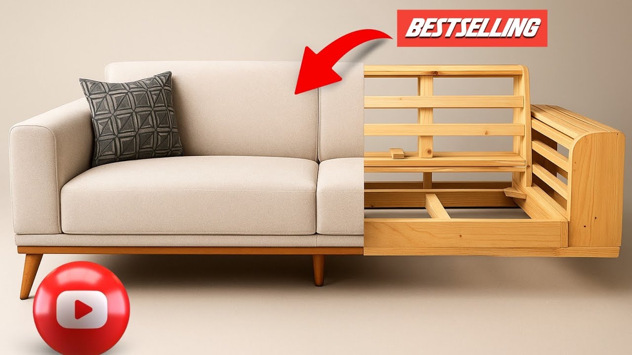 Как я построил трёхместный диван, который продаётся за $$$ – 4 секрета столярного мастерства внутри
