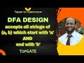 DFA Design: Recognizing Strings That Start with 'a' and End with 'b' | Automata Theory Tutorial