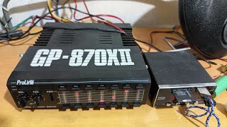 Fix crackling sound volume fader old vintage car booster graphic equalizer Proline arrow GP-870XII