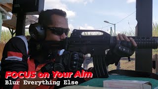 Ss2 V4 - 75 M Shooting Range Close Up Try Out Moving Infanteri Target Mit Shooting Fields.