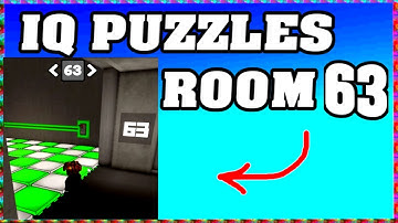 ROOM 63 IQ PUZZLES Roblox Walkthrough [Full Guide English]
