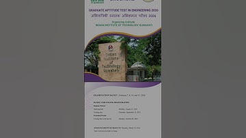 Gate 2026 #gate2026#gate2026 #gate2026preparation #gatemathematics #shorts #notification