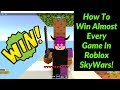 How To Win Almost Every Game In Roblox SkyWars - YouTube