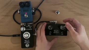 Desktop Harsh Noise Experiments (MXR Blue Box / Metta Feedback Device / Spring Box)