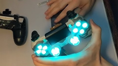 PS4 Controller LED Mod Easiest Way (Programmable LEDs)