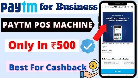 how to order paytm pos machine || paytm pos machine in only ₹500 || Minor Fam