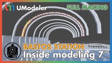 3D Modeling in Unity-Full Making Video of Modeling & Unwrapping the station in Bastos Station (7/12)