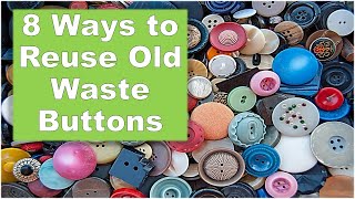 Recycled Button Crafts Ideas - Easy DIY Button Projects 