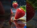 The Most Satisfying Glass Strawberry Ever 🍓💥