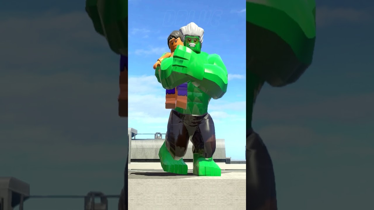 HULK STAN Hugs Chocolate HULK Minifigure - LEGO Marvel Super Heroes