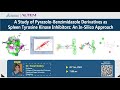 A Study of PyrazoloBenzimidazole Derivatives as Spleen Tyrosine Kinase Inhibitors: InSilico Approach