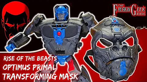 Rise of the Beasts OPTIMUS PRIMAL TRANSFORMING MASK: EmGo's Transformers Reviews N' Stuff