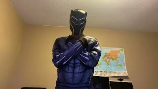 Happy Halloween I’m Black Panther